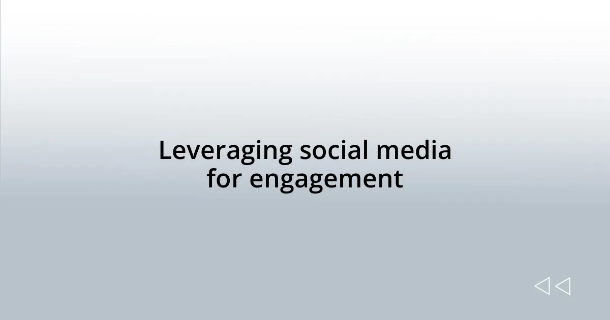 Creating volunteer opportunities